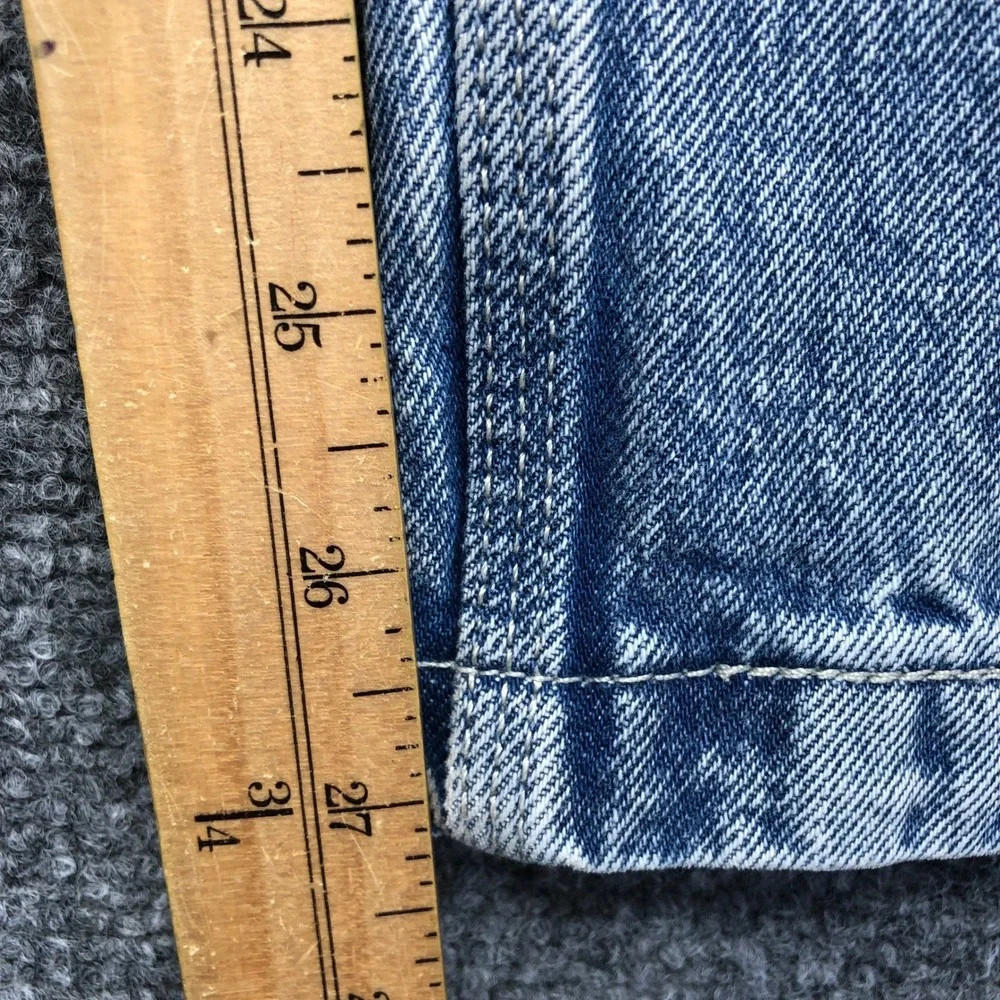 Levis Loose Carpenter Jeans Mens 38x30 Light Wash Blue Denim Workwear Baggy